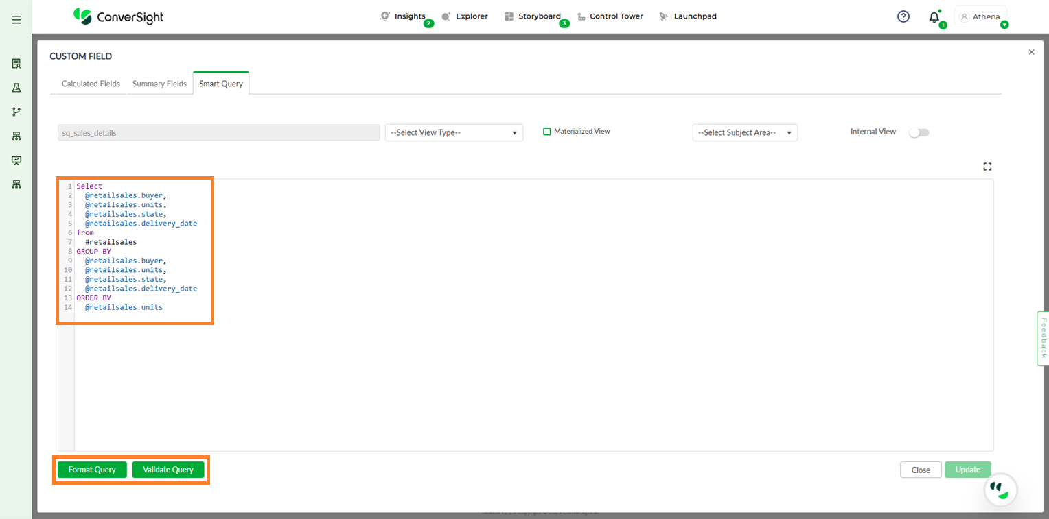 Adding Columns — ConverSight Documentation