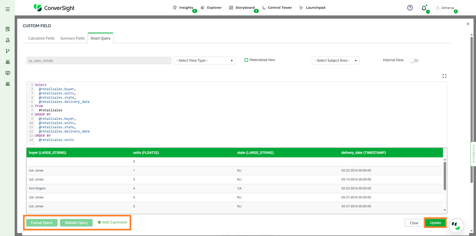Adding Columns — ConverSight Documentation